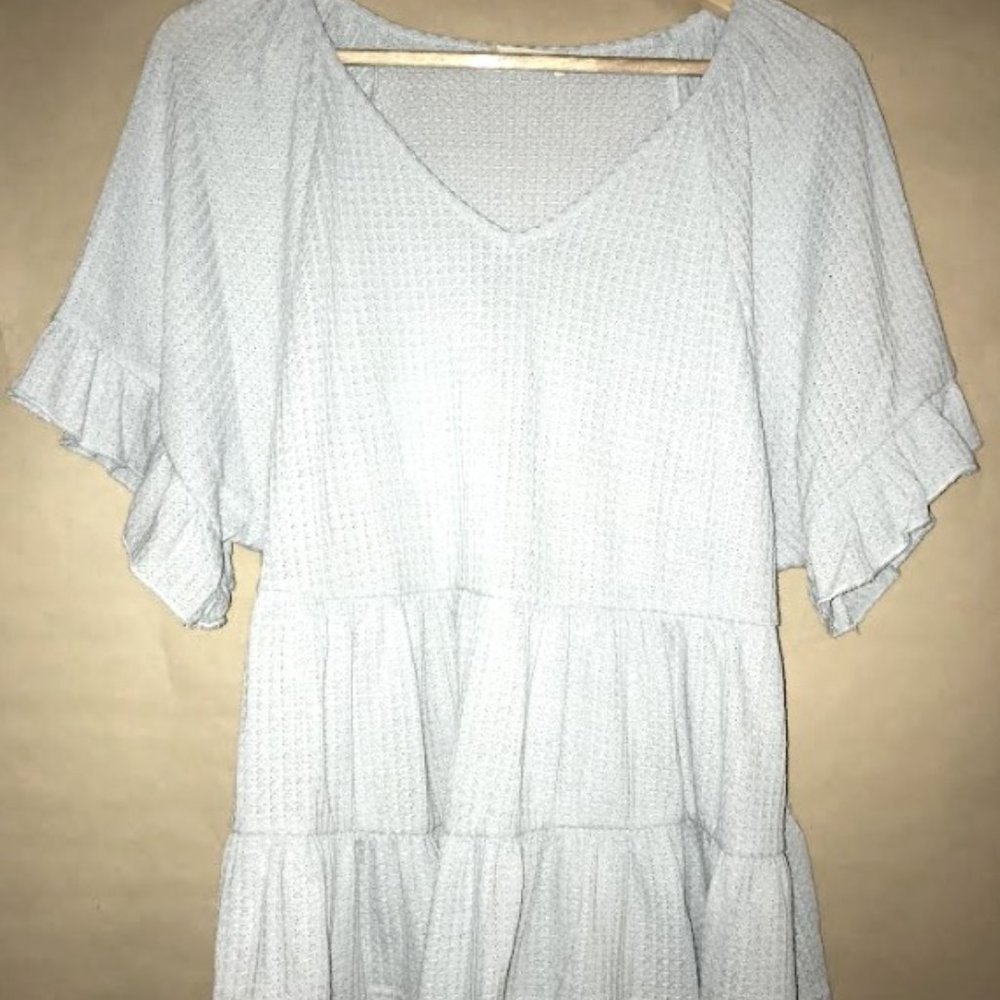 Altar'd State Baby Blue Blouse